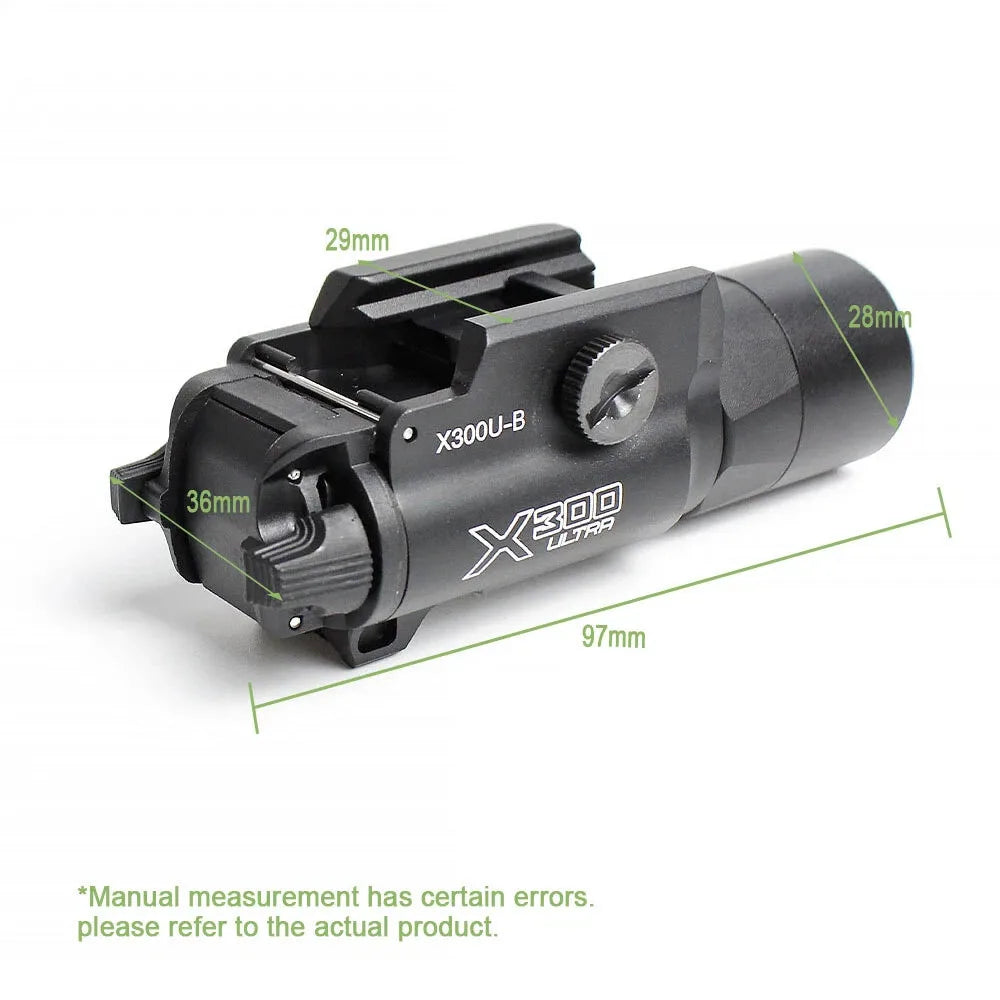 X300UB Tactical Flashlight Scout Light for Picatinny Rail