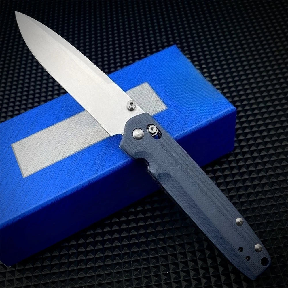 DIY Supplies 485 Folding Pocket Knife G10 Handle EDC Utility