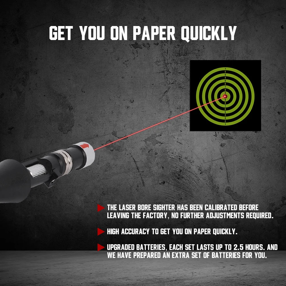 1356 Red Dot Laser Boresighter For Fast Zeroing And Training