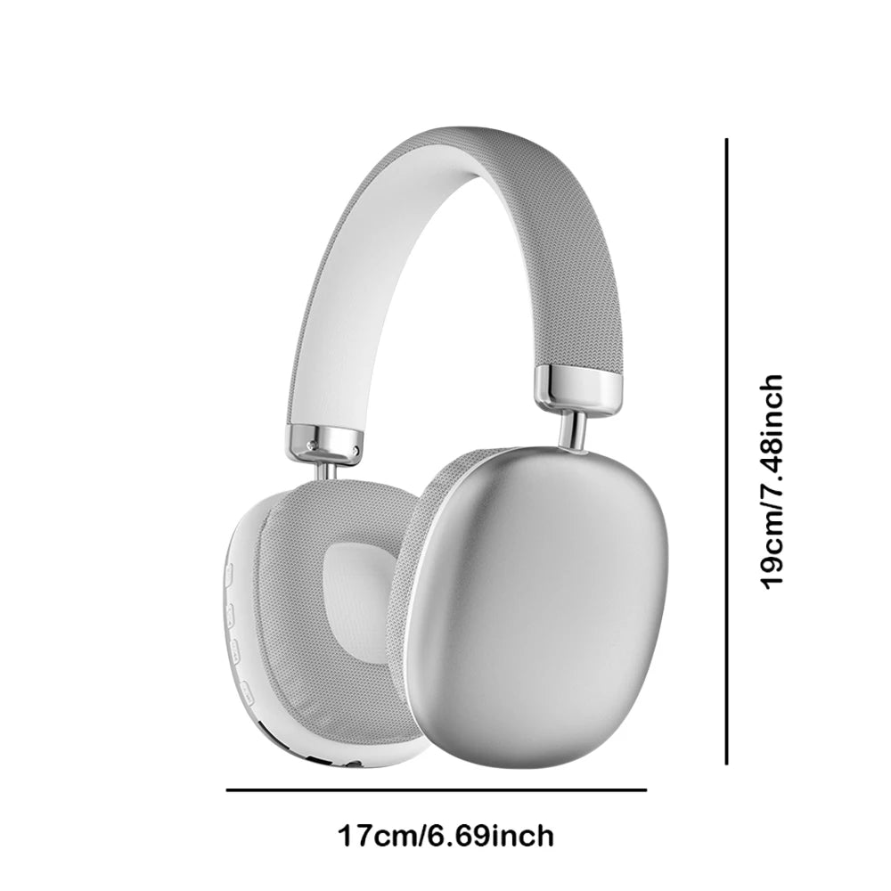 Foldable Bluetooth Headphones Over Ear HiFi Wireless Headset