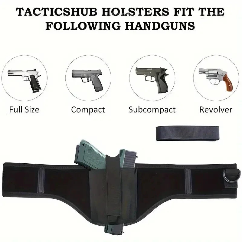 Chloroprene Rubber Outdoor Tactical Gun Holster For Concealed Carry