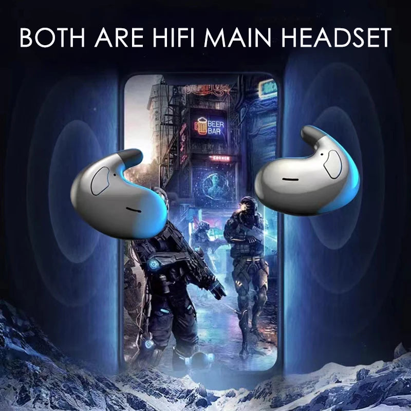 SK Ultrathin Sleep Headphones Wireless Bluetooth Earbuds