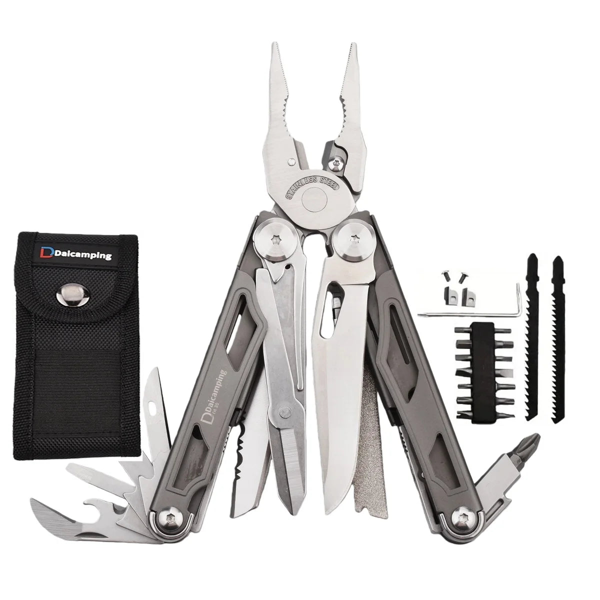 Daicamping DL30 DL301 DL1 Replaceable Knife Multi Tool EDC Plier