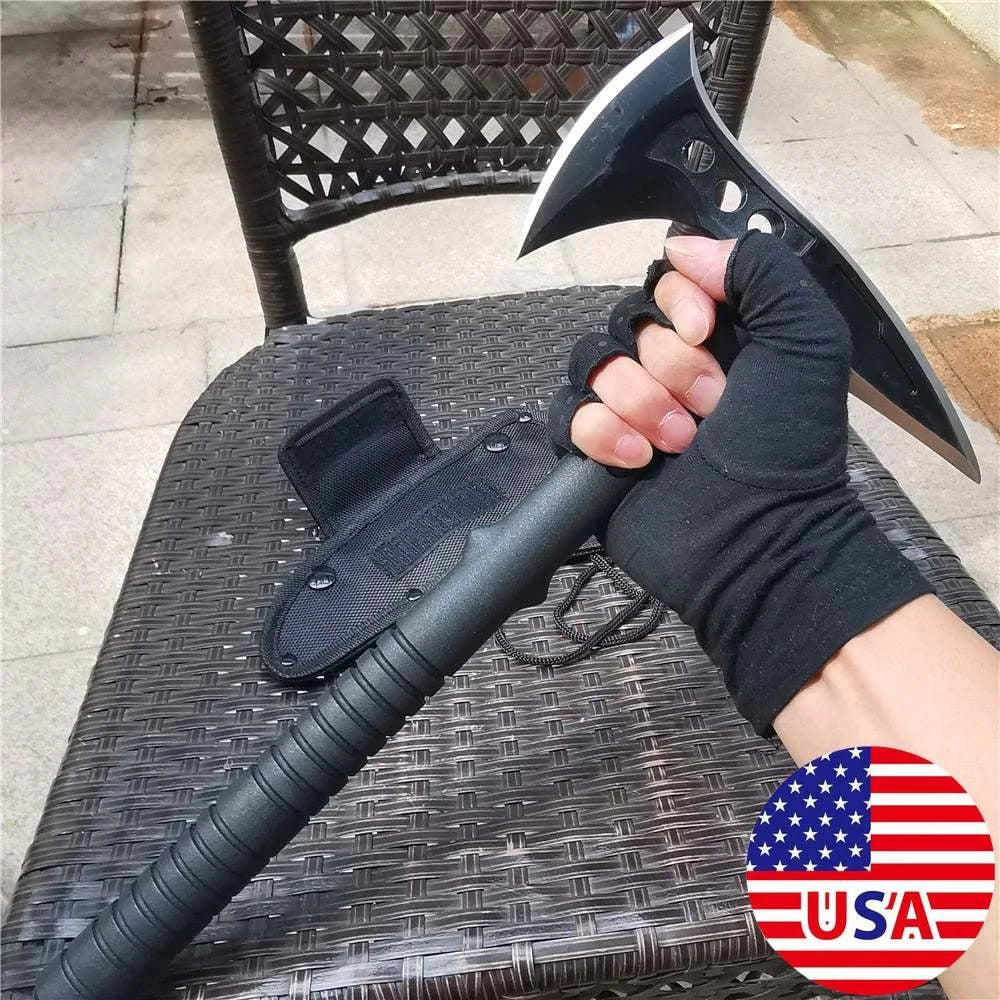 Survival Tomahawk Tactical Fixed Blade Hatchet For Camping Hunting