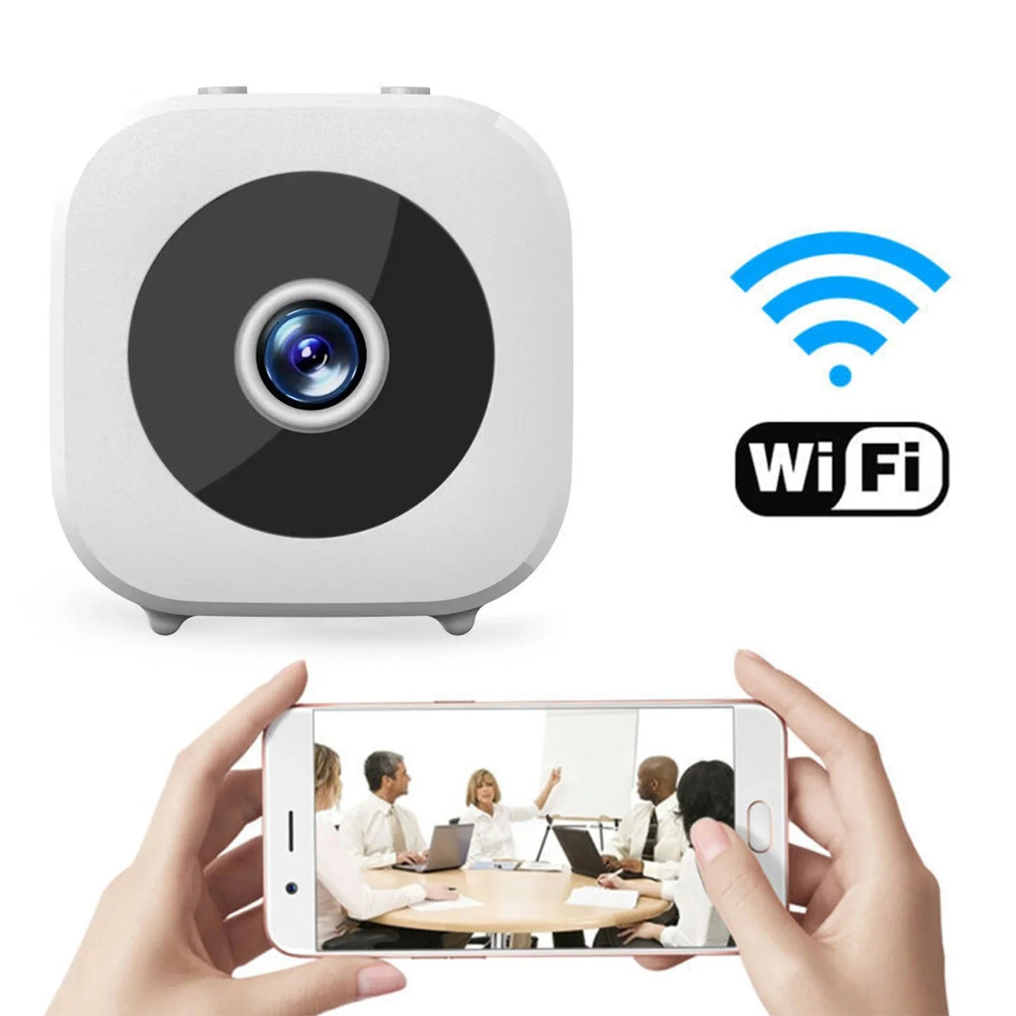 Smart Wireless Security Camera With Rechargeable Battery WiFi HD