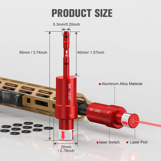 Multifunctional Magnetic Red Green Light Trainer For Training And Calibration