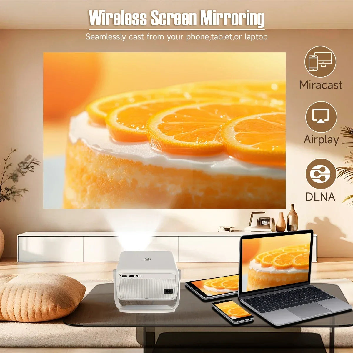 Magcubic 650ANSI Home Cinema Projector With Auto Focus