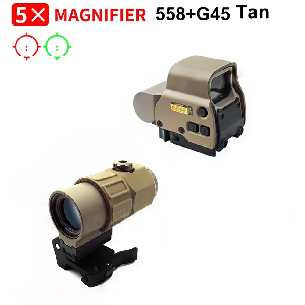 Nabila Dot Sight With 3X Magnifier and STS Rail Mount