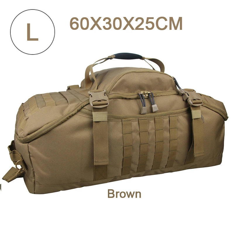 LQARMY Outdoor Tactical Backpack With Molle System For Travel