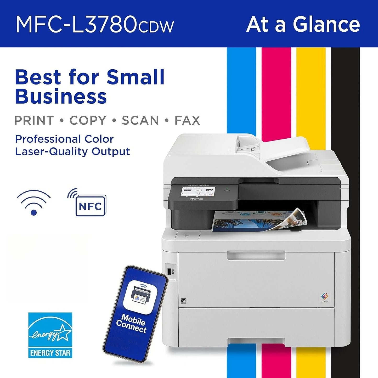 MFC-L3780CDW Wireless All-in-One Printer With Duplex Copy