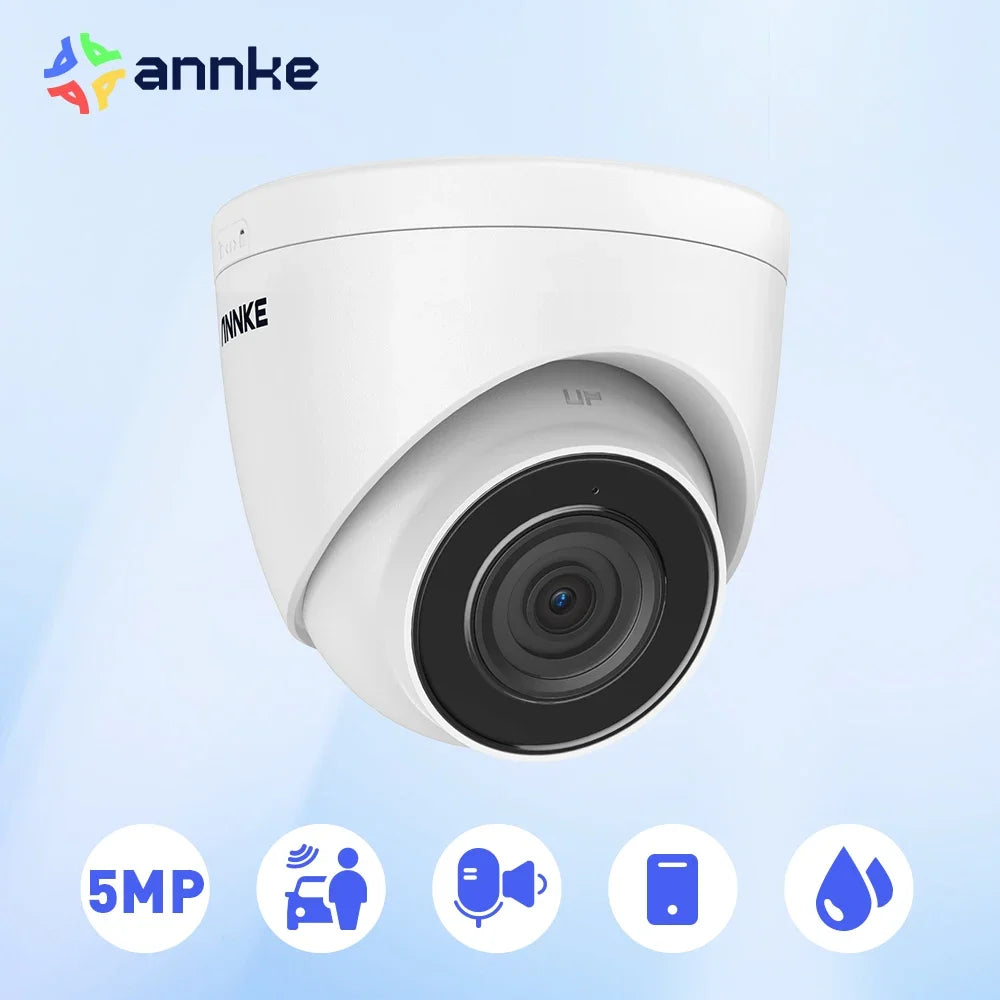 ANNKE 4K POE IP Camera Outdoor Indoor Security System With Audio