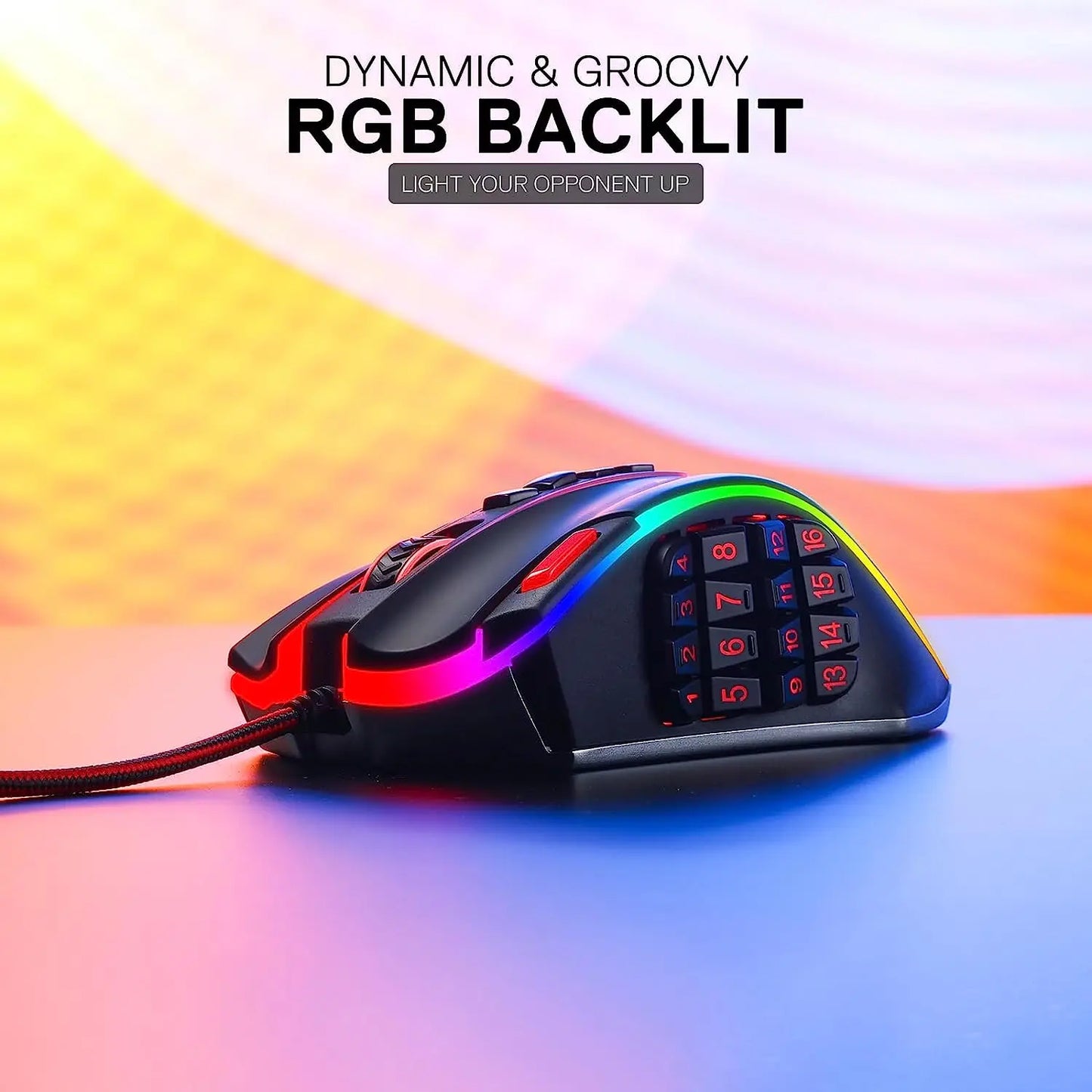 Redragon M990 MMO Gaming Mouse With 23 Programmable Buttons