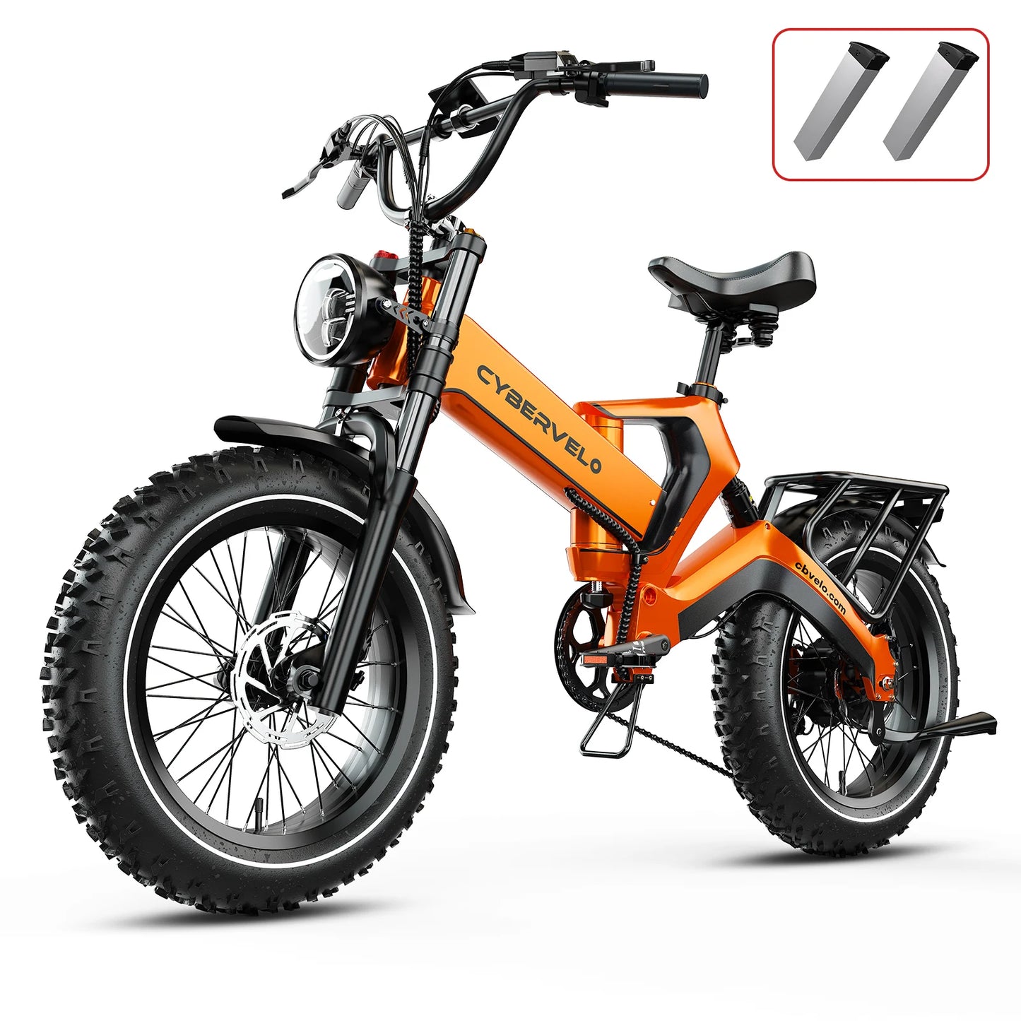 CYBERVELO Foldable 2000W Fat Tire EBike