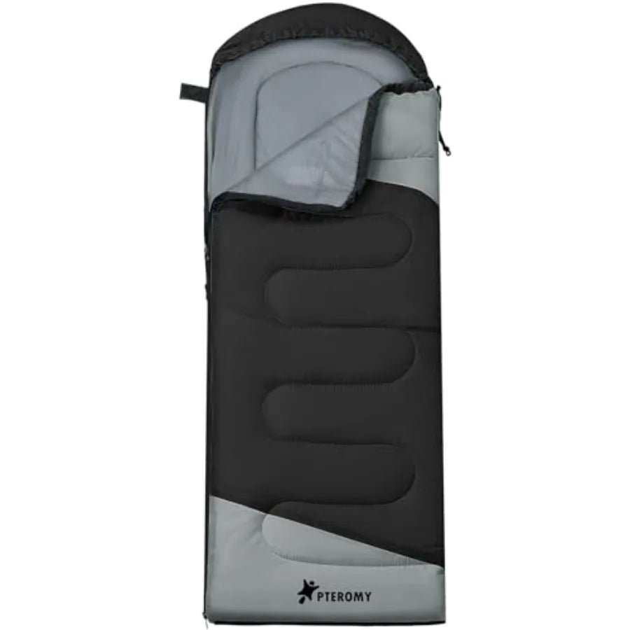 Lightweight Adult Sleeping Bag For Backpacking Camping Water Resistant Washable