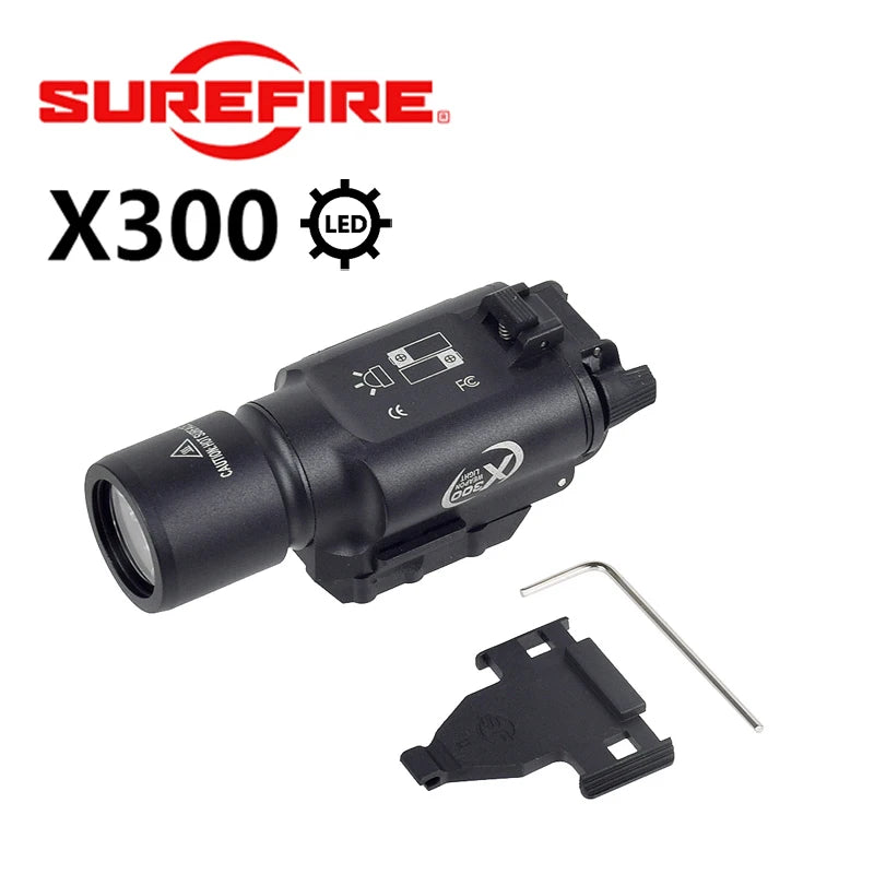 Tactical Flashlight for Rifle Rail Mounts and Accessories