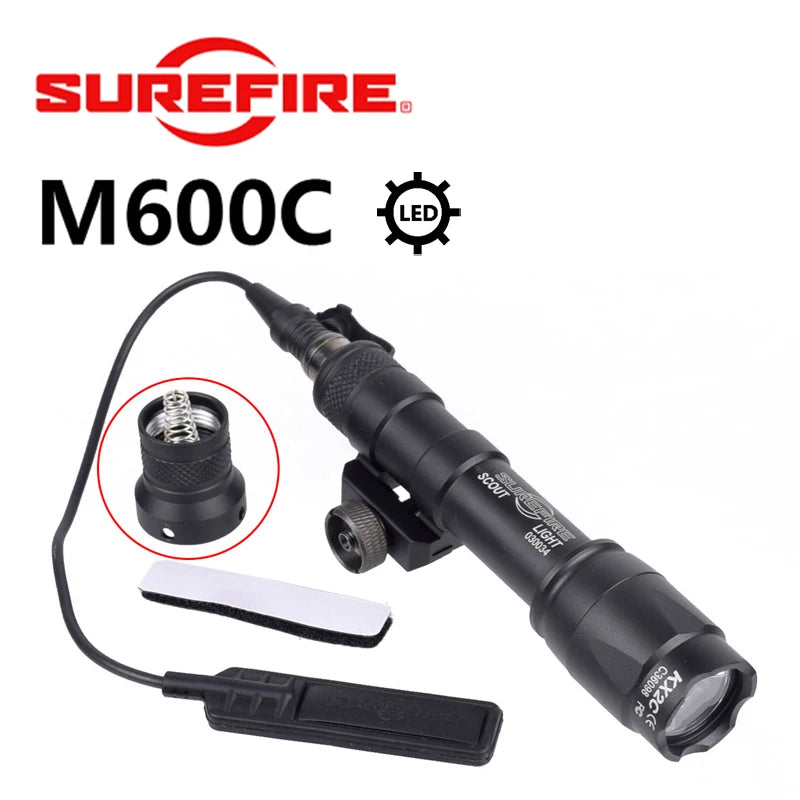 Tactical Flashlight for Rifle Rail Mounts and Accessories