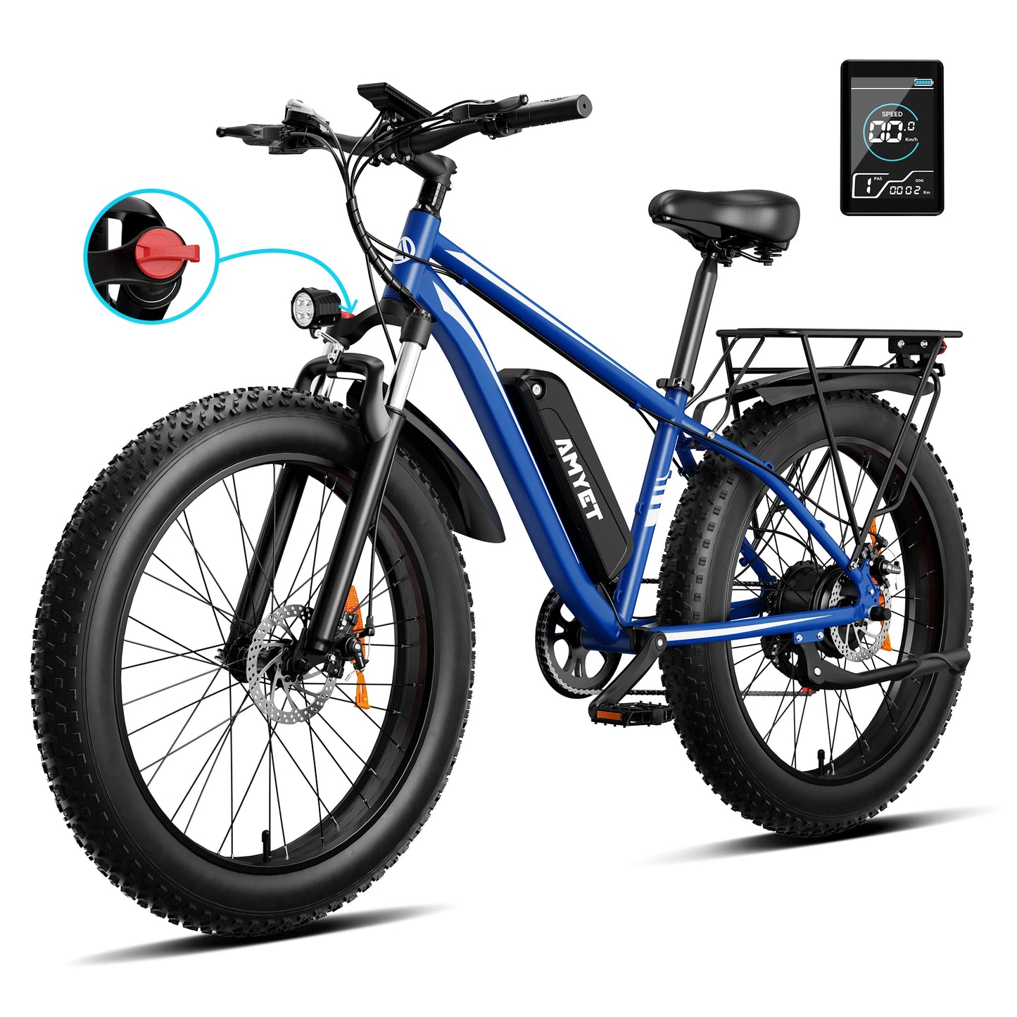 AMYET Electric Bike EB26 1500W 720Wh