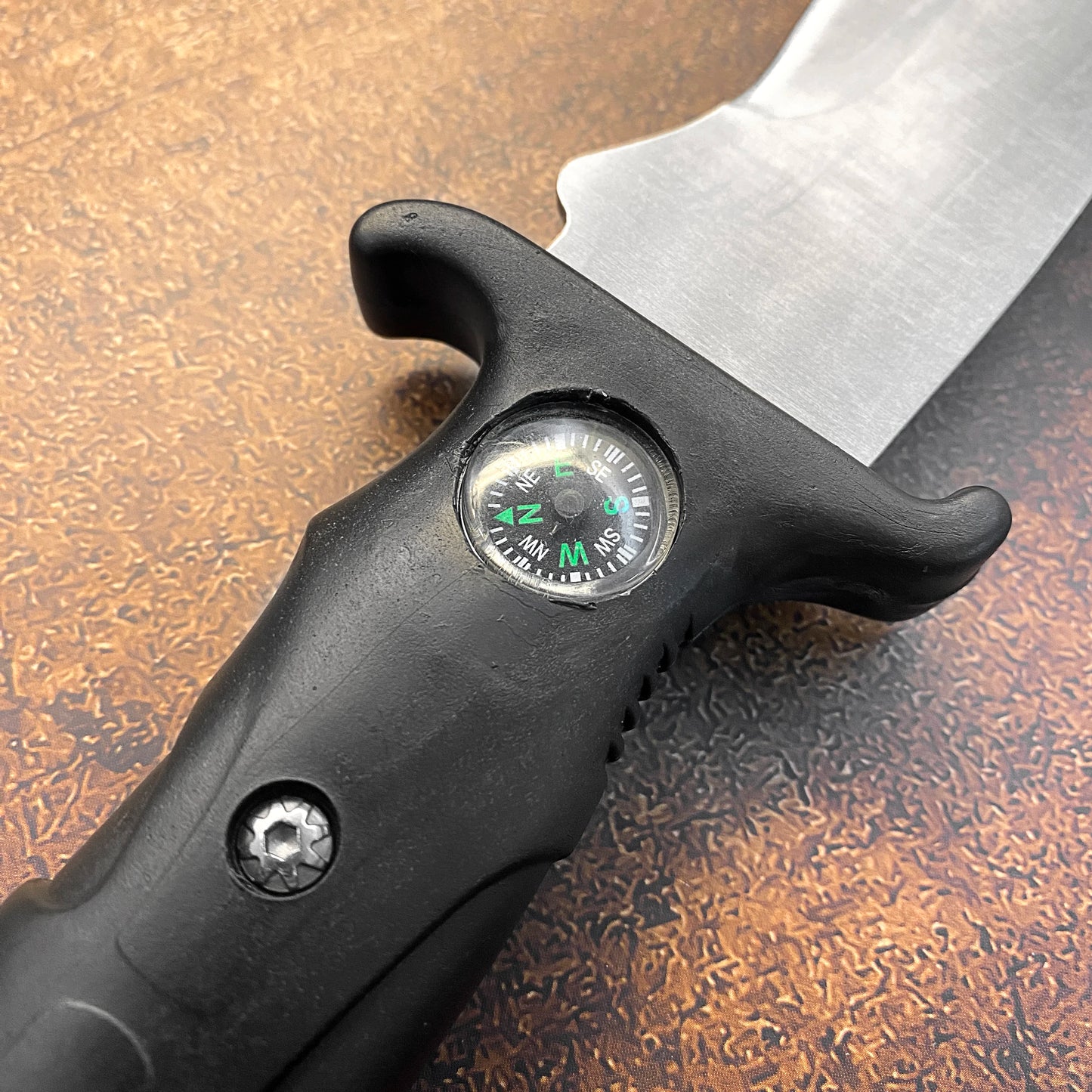 Gdekls Stainless Steel Camping Knife With Safety Guard Handle