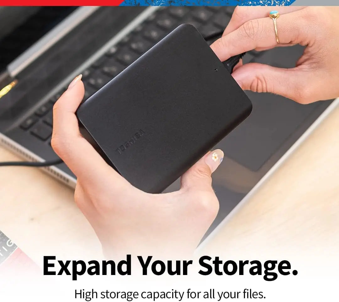 Portable External Hard Drive USB 3.0 For Backups And Files