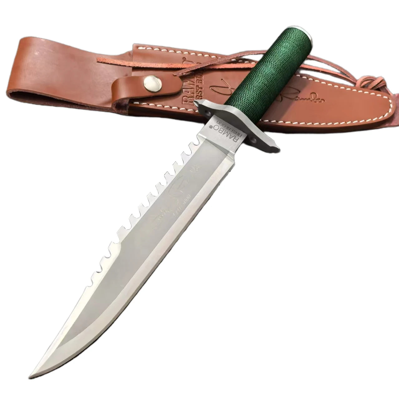 Gdekls Stainless Steel Fixed-Blade Outdoor Knife With Sheath
