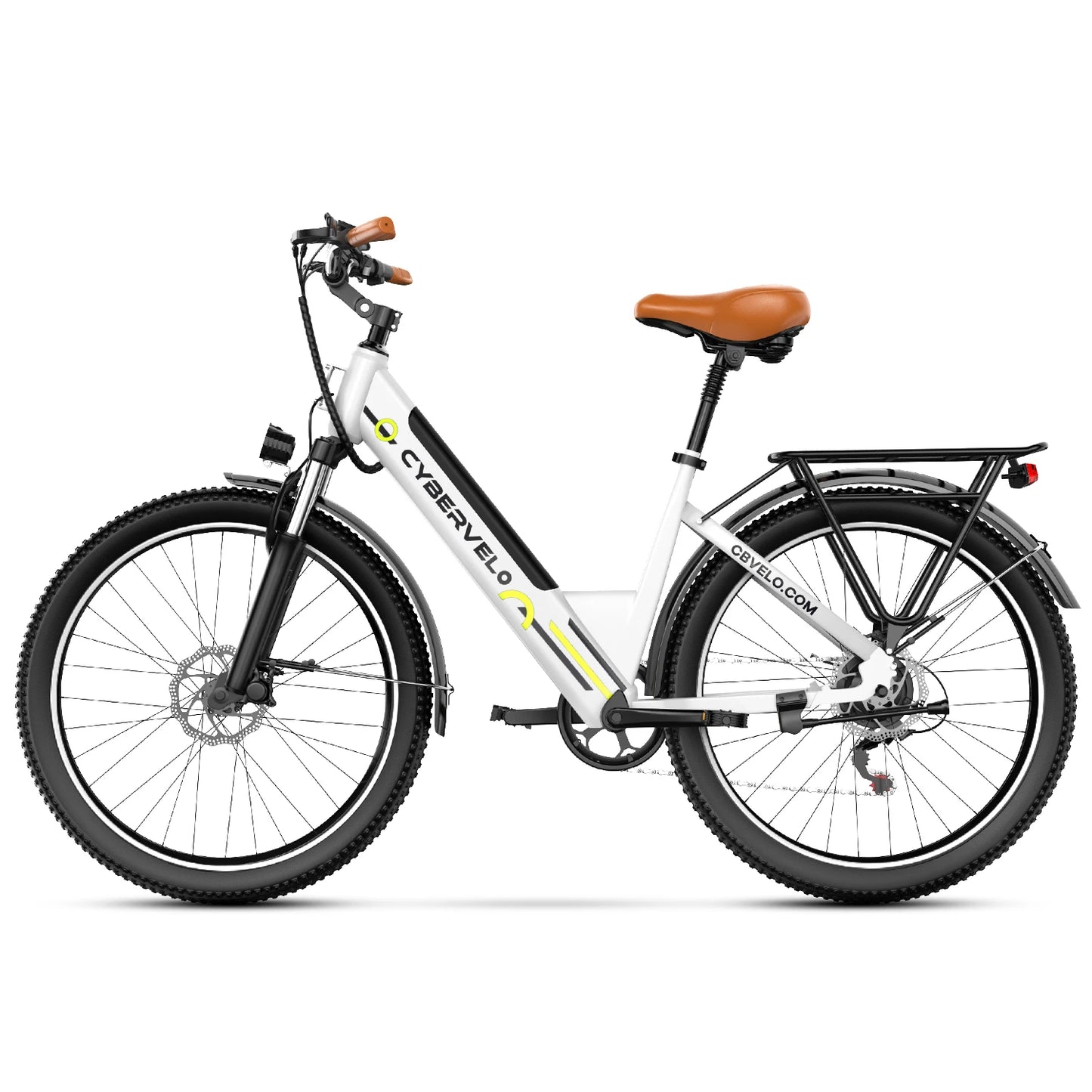 CYBERVELO Urban Commuter E-Bike With 1000W Peak Motor