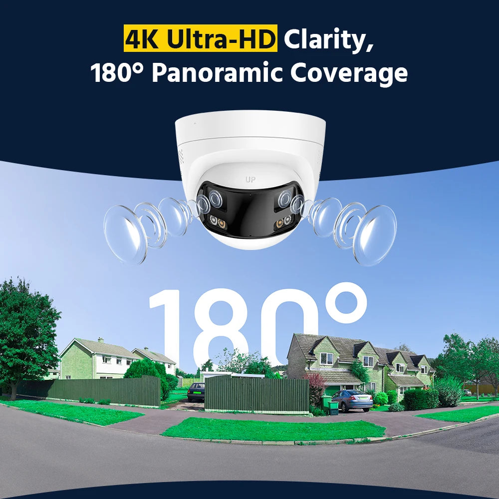 Annke FCD800 8MP Panoramic Outdoor Security Camera AI Human Detect IP67