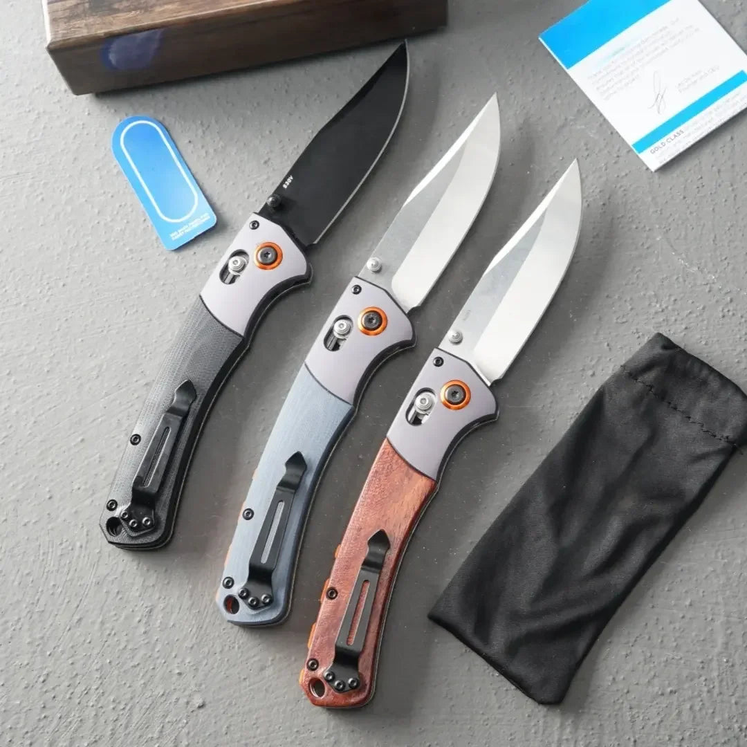 DIY Supplies Crooked River Folding Knife For Outdoor Camping And Hunting
