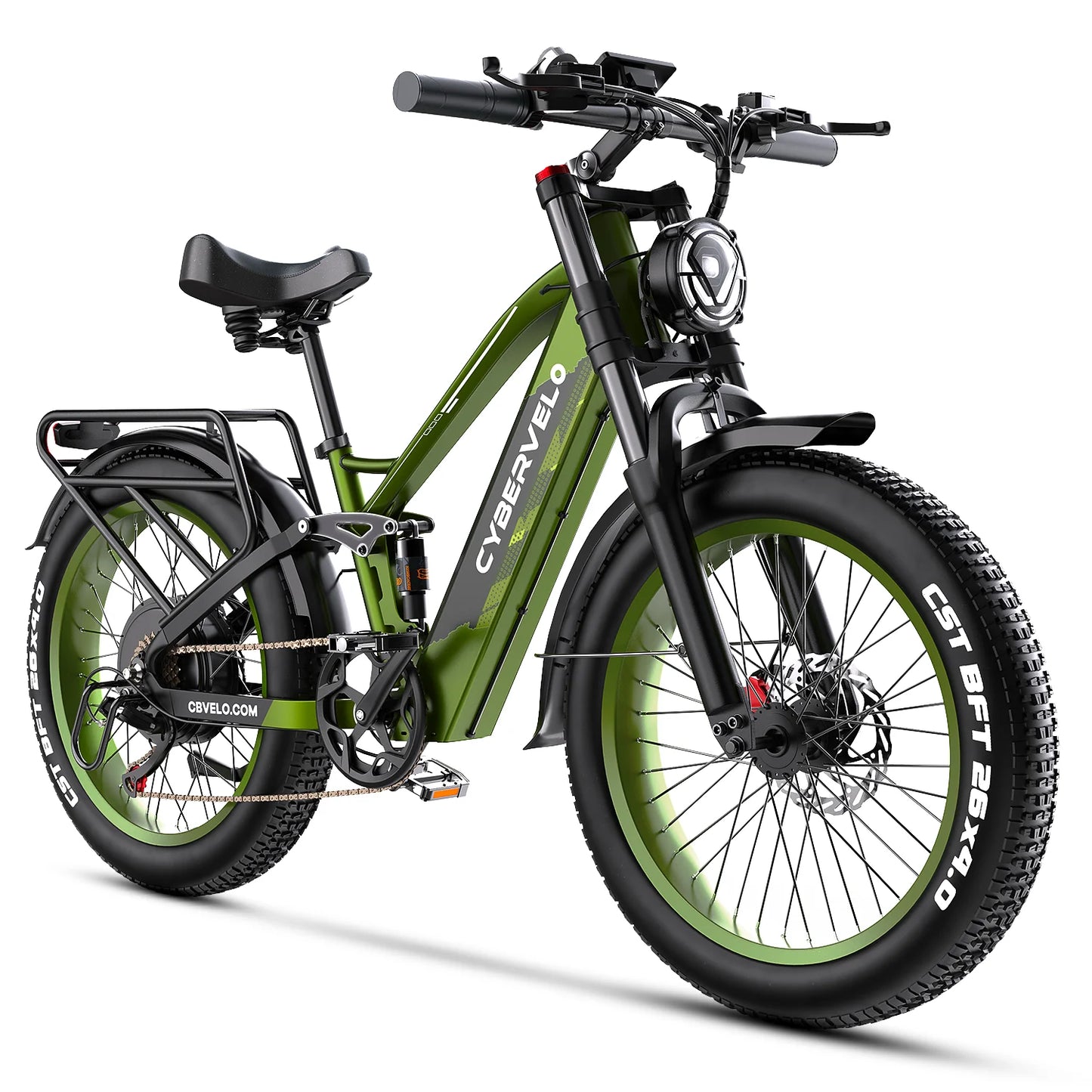 Cybervelo EK9 5000W Offroad Fat Tire Electric Bike Long Range