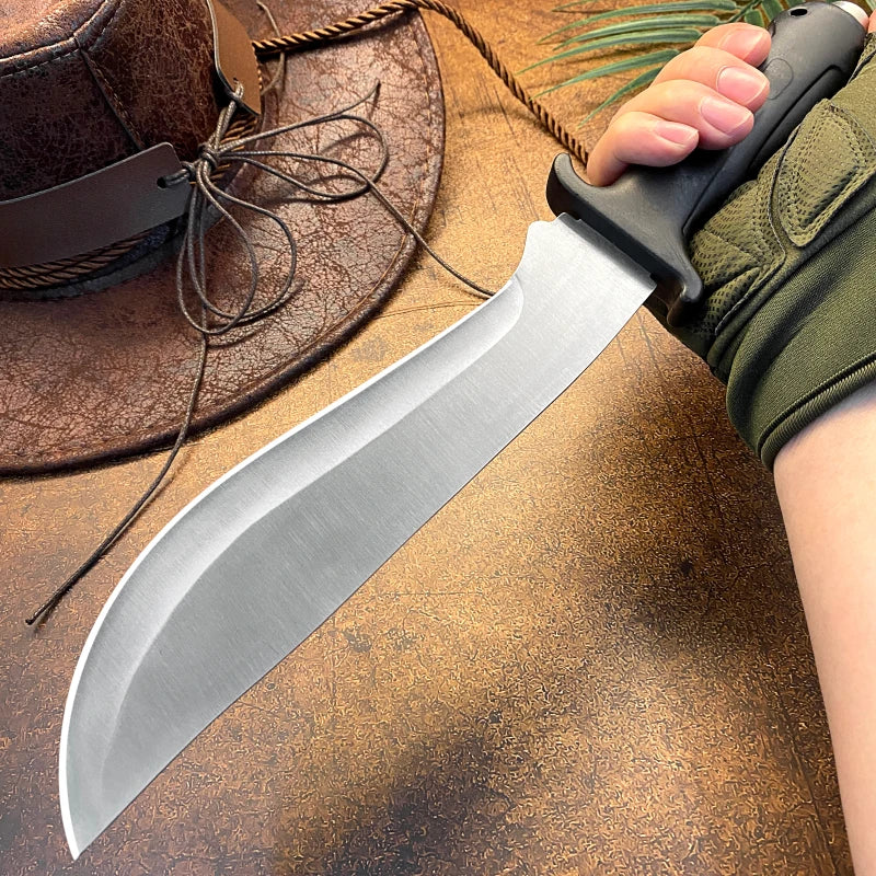 Gdekls Stainless Steel Camping Knife With Safety Guard Handle