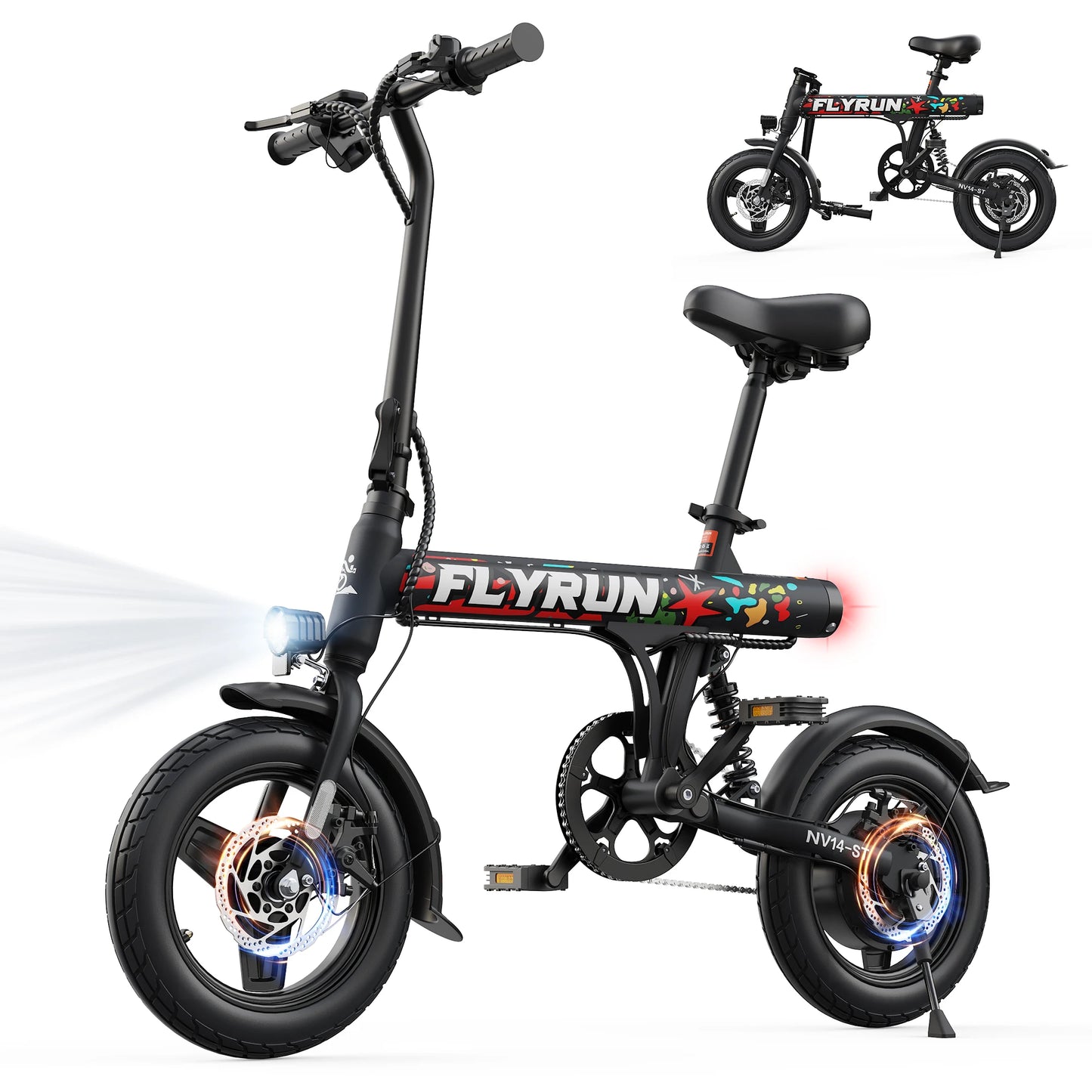NV14ST Electric Bike With 36V Battery And 500W Motor