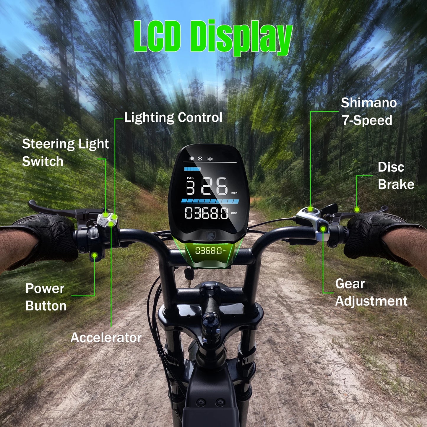 TS TST GRP LLC 1500W Electric Bike With 48V 15Ah Battery 28 MPH