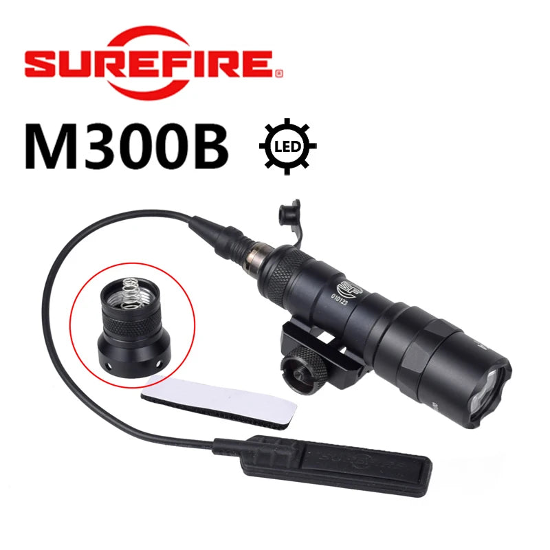 Tactical Flashlight for Rifle Rail Mounts and Accessories