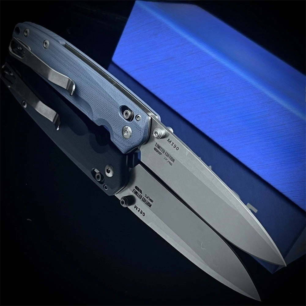 DIY Supplies 485 Folding Pocket Knife G10 Handle EDC Utility
