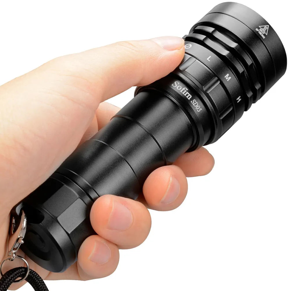 Sofirn SD05 Dive Flashlight XHP50.2 3000lm Magnetic Switch