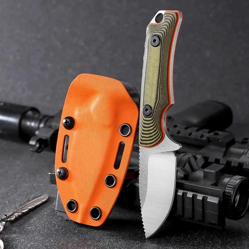 NONEDIY Drop Point Survival Knives With G10 Handle For Outdoor