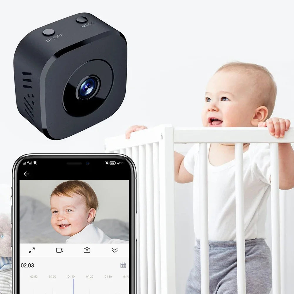 Smart Wireless Security Camera With Rechargeable Battery WiFi HD