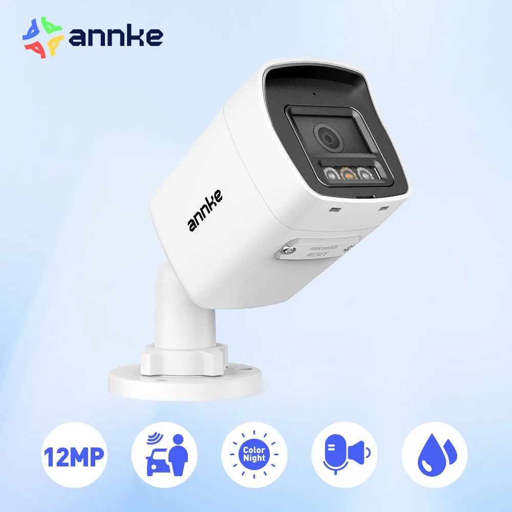 ANNKE C1200 12MP Outdoor Dual-Light PoE Surveillance Camera