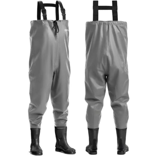 Chest Waders Waterproof 2 Ply Nylon PVC Lightweight Boots