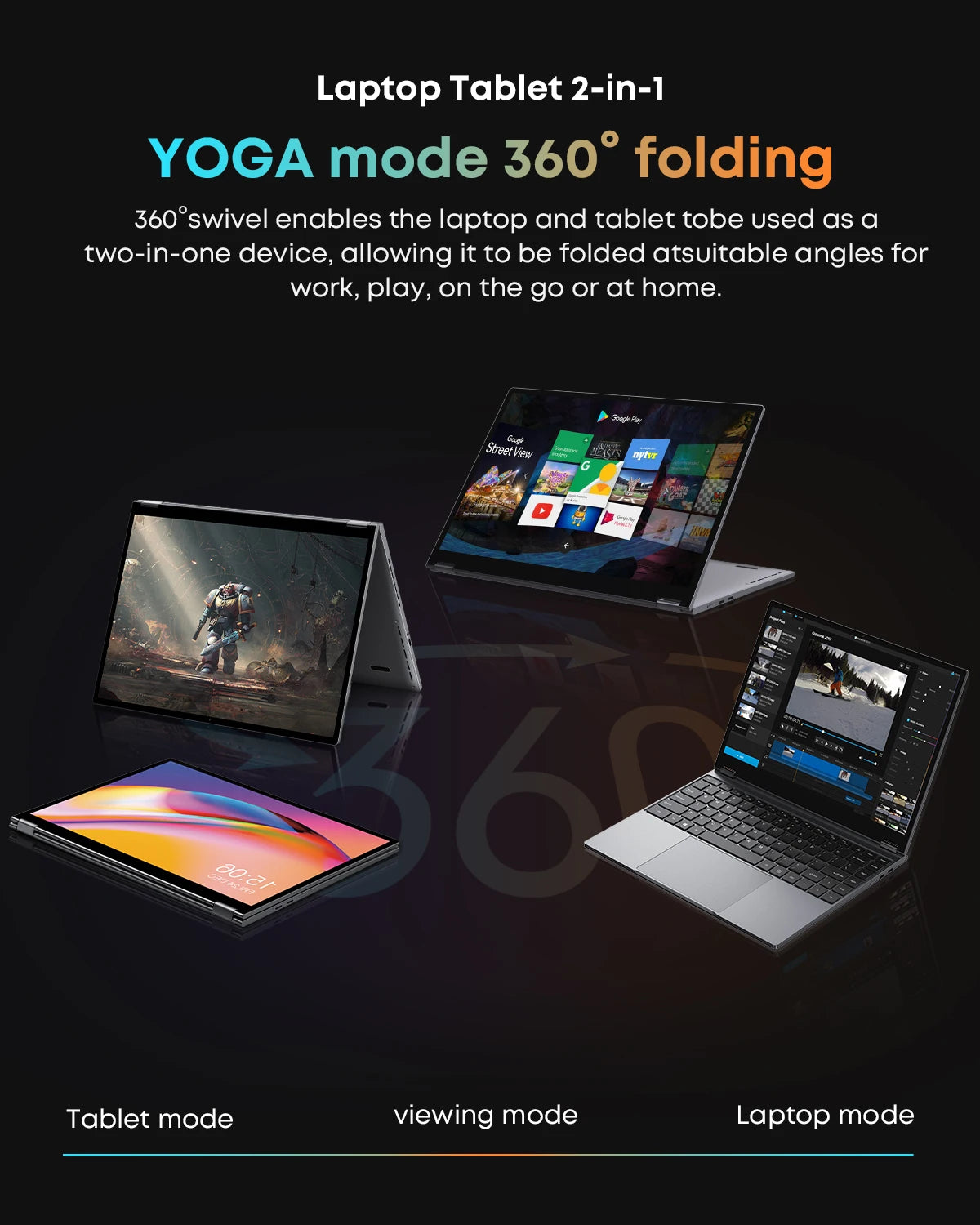 CHUWI FreeBook 2-In-1 Laptop With Intel N150, 16GB RAM