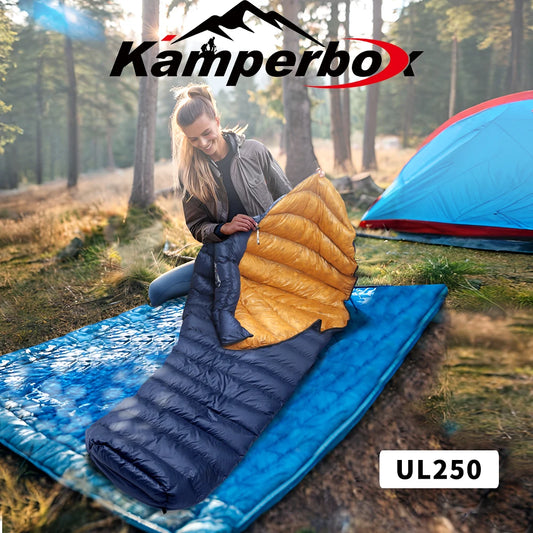 Kamperbox Ultralight Down Sleeping Bag For Camping Outdoors