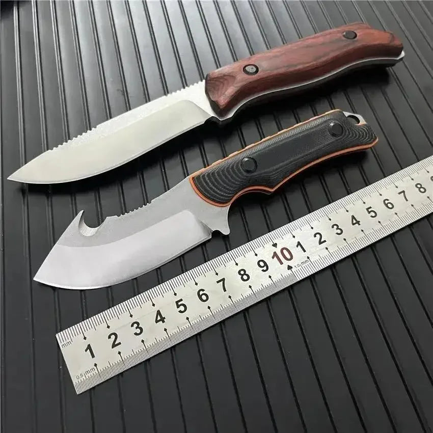 NONEDIY Drop Point Survival Knives With G10 Handle For Outdoor
