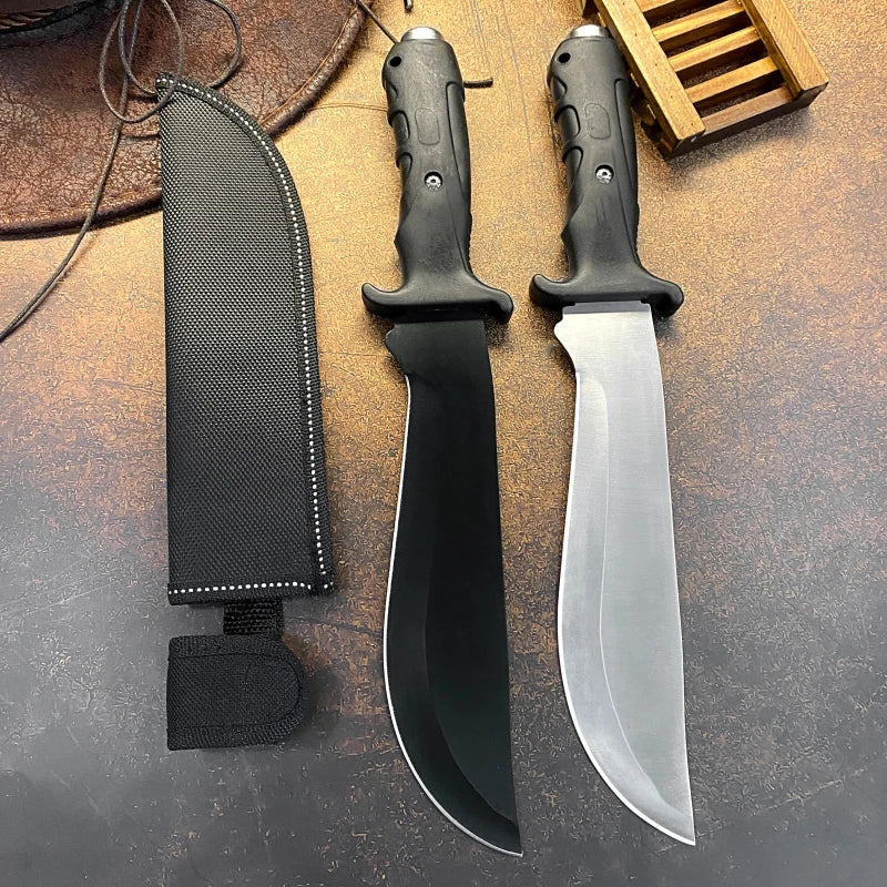 Gdekls Stainless Steel Camping Knife With Safety Guard Handle