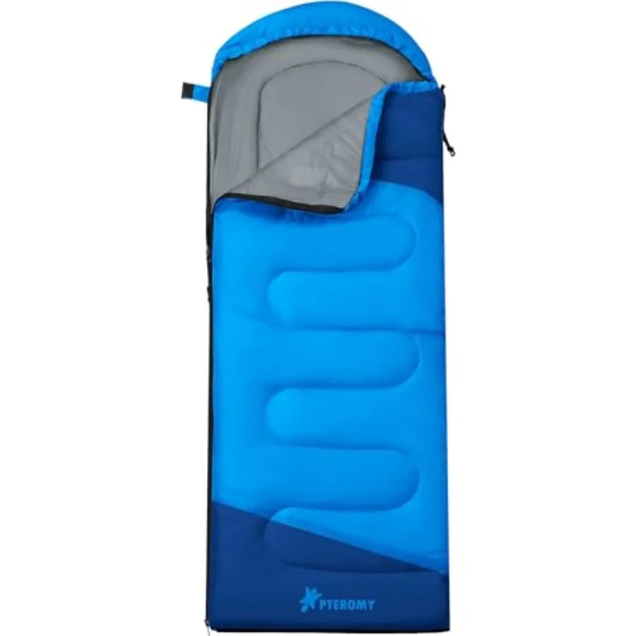 Lightweight Adult Sleeping Bag For Backpacking Camping Water Resistant Washable