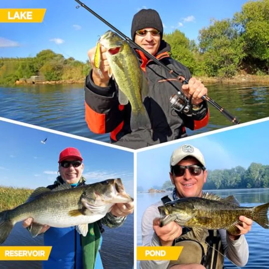 IM6 Telescopic Fishing Rod And Reel Combo Saltwater Friendly