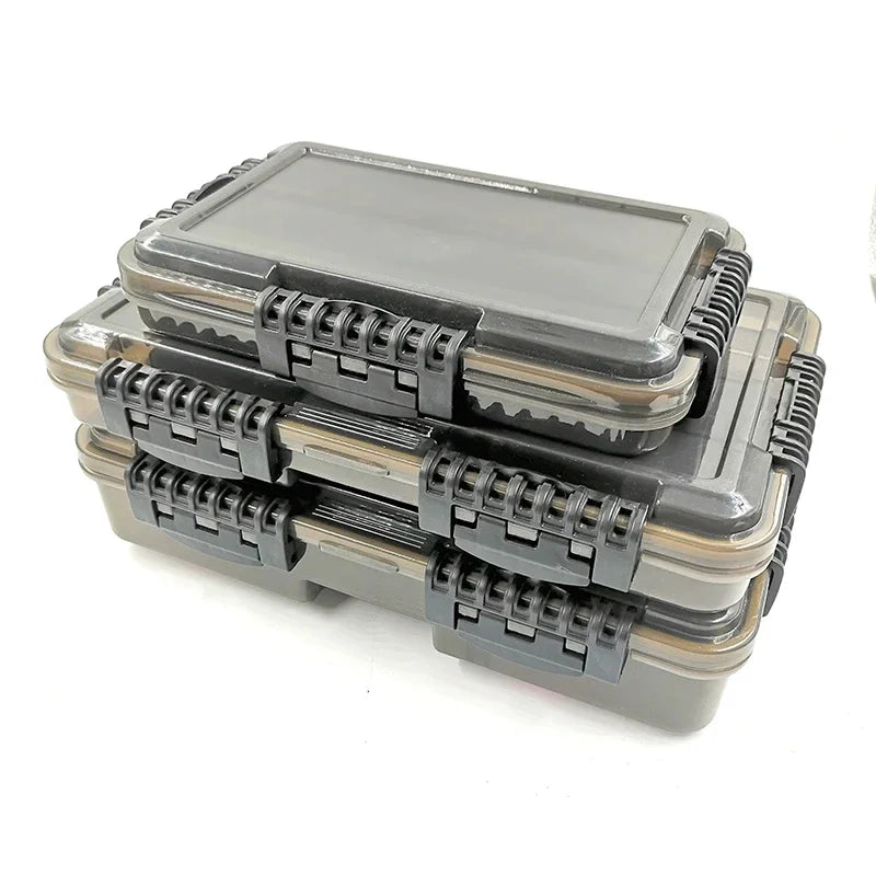 JSFUN Waterproof Tackle Box For Fishing Gear With Ample Storage