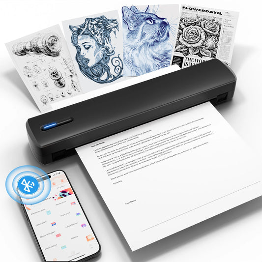 TakeYou Portable A4 Thermal Printer Inkless Wireless USB Type C