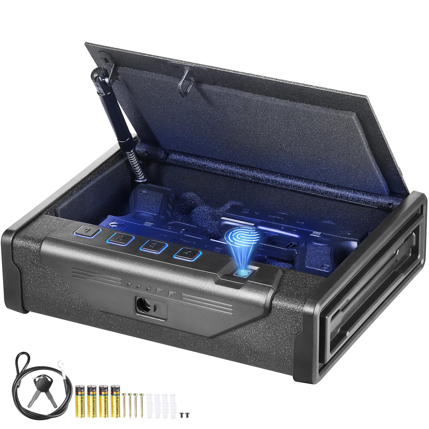 VEVOR Gun Safe Biometric Quick Access Case For Pistols