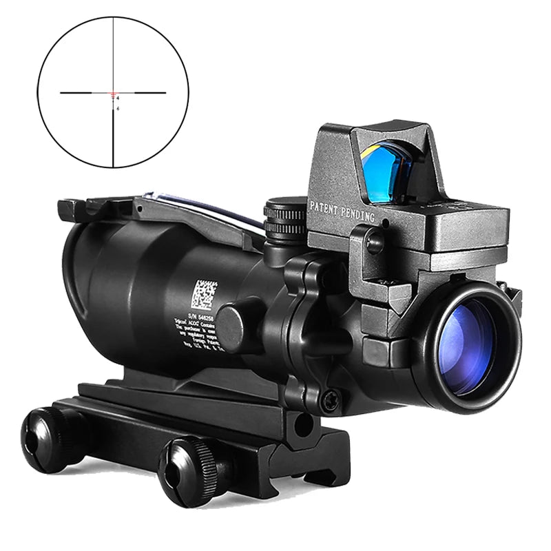 Nabila Adjustable Red Dot and 4x32 Scope for Universal Rail