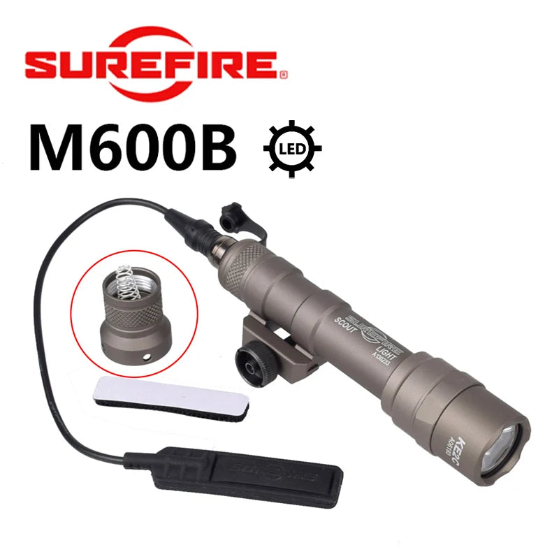 Tactical Flashlight for Rifle Rail Mounts and Accessories