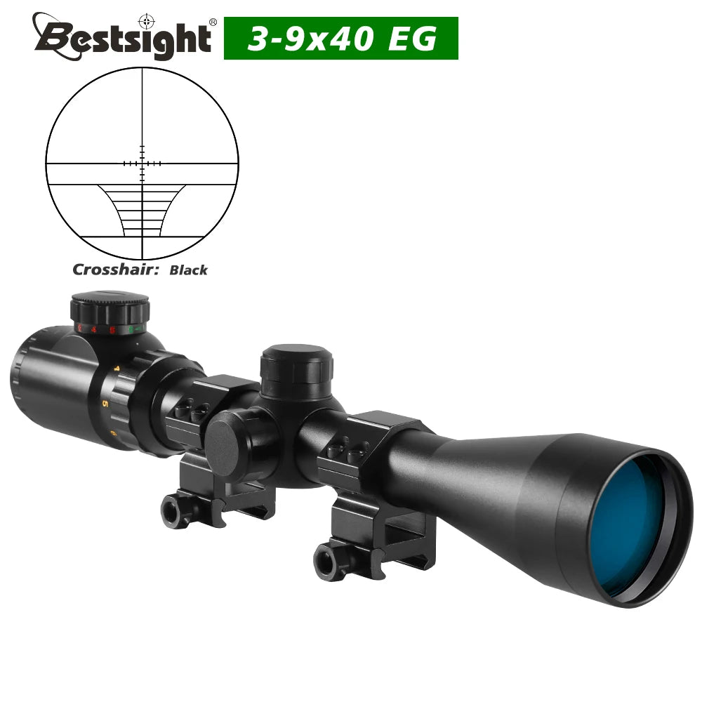 Nabila Illuminated Mil Dot Rifle Scope for Hunting